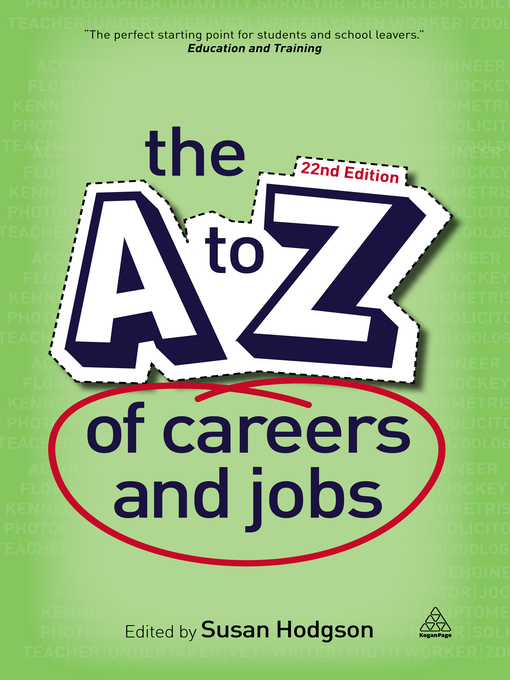 Title details for The A-Z of Careers and Jobs by Susan Hodgson - Available